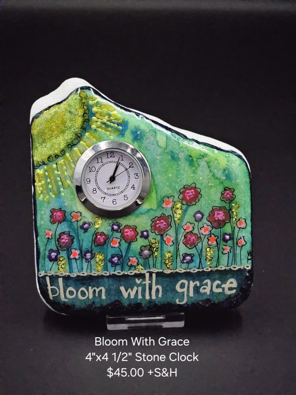 Bloom clock front